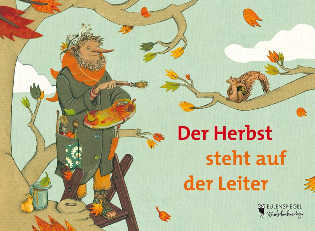 Vorderes Coverbild Der Herbst steht auf der Leiter