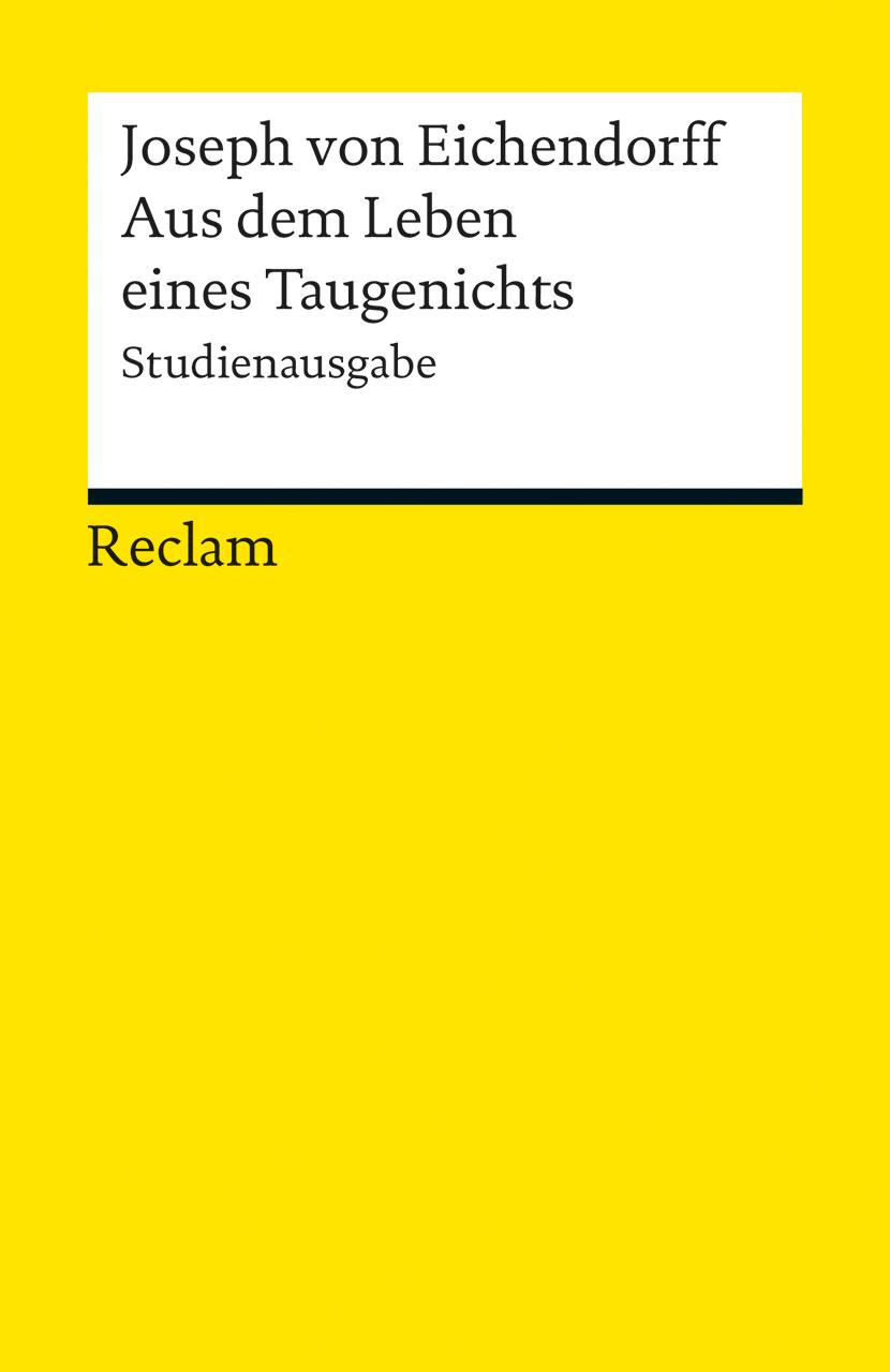 Vorderes Coverbild Aus dem Leben eines Taugenichts