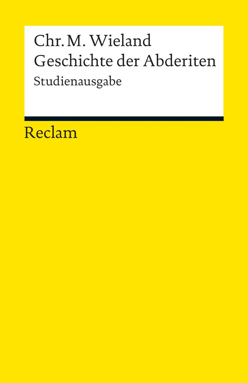 Vorderes Coverbild Geschichte der Abderiten
