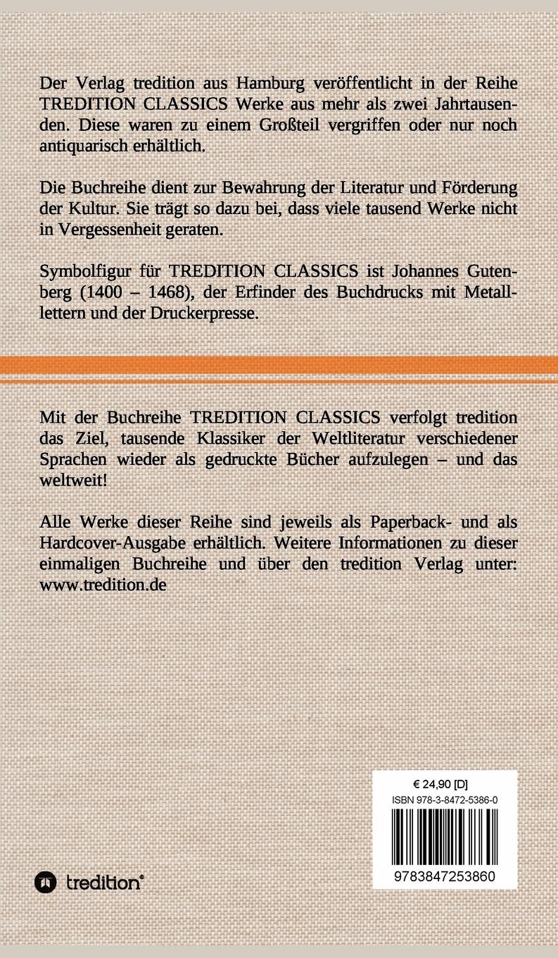 Rückseitencover Der Faust der Morgenländer