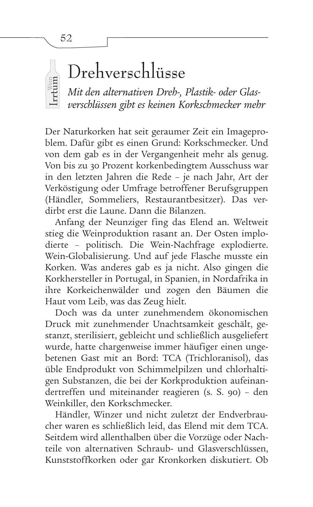 Beispielinhalt (Bild) Populäre Wein-Irrtümer. Ein unterhaltsames Lexikon