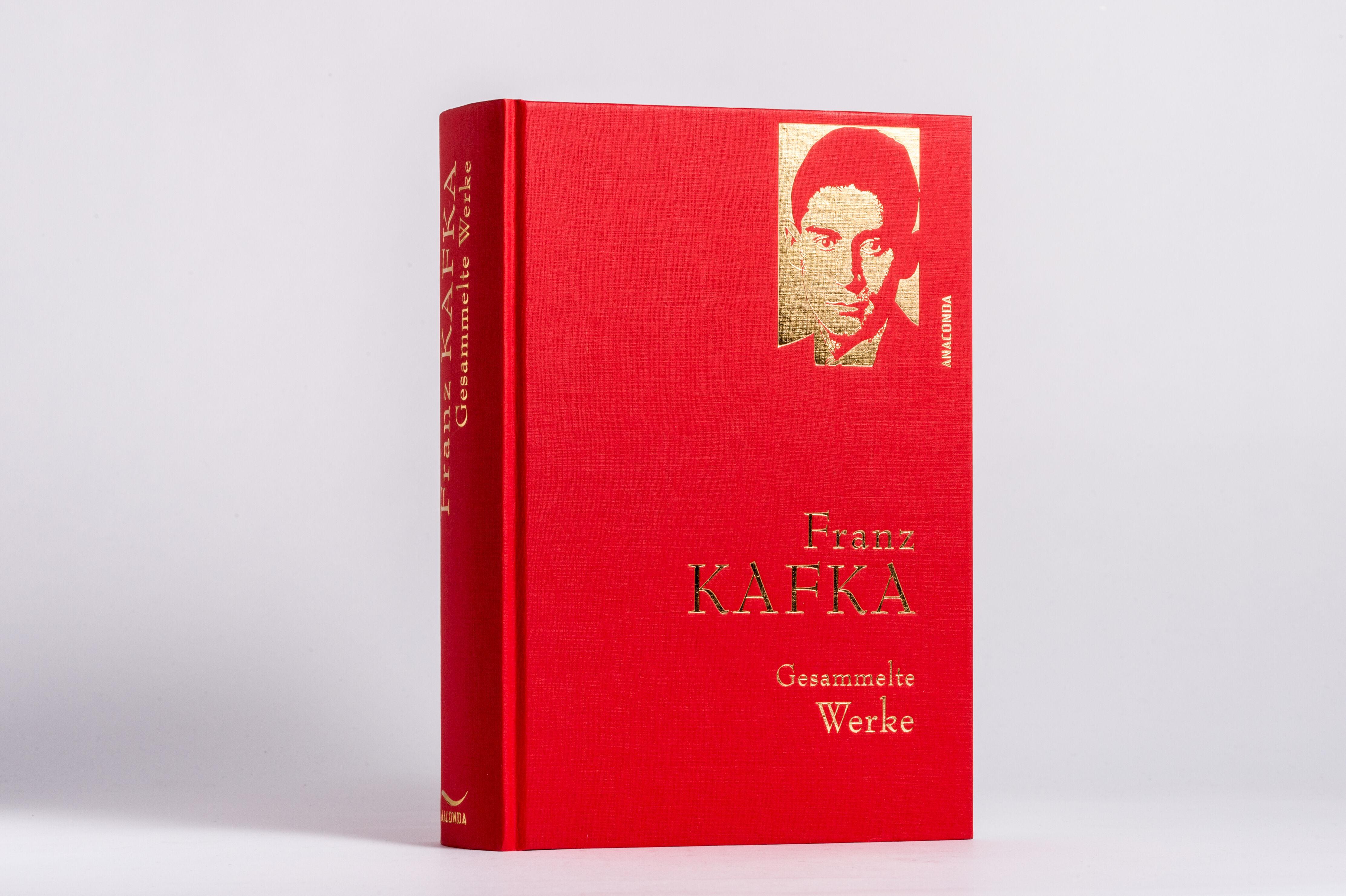 Beispielinhalt (Bild) Franz Kafka - Gesammelte Werke  (Iris®-LEINEN mit goldener Schmuckprägung)