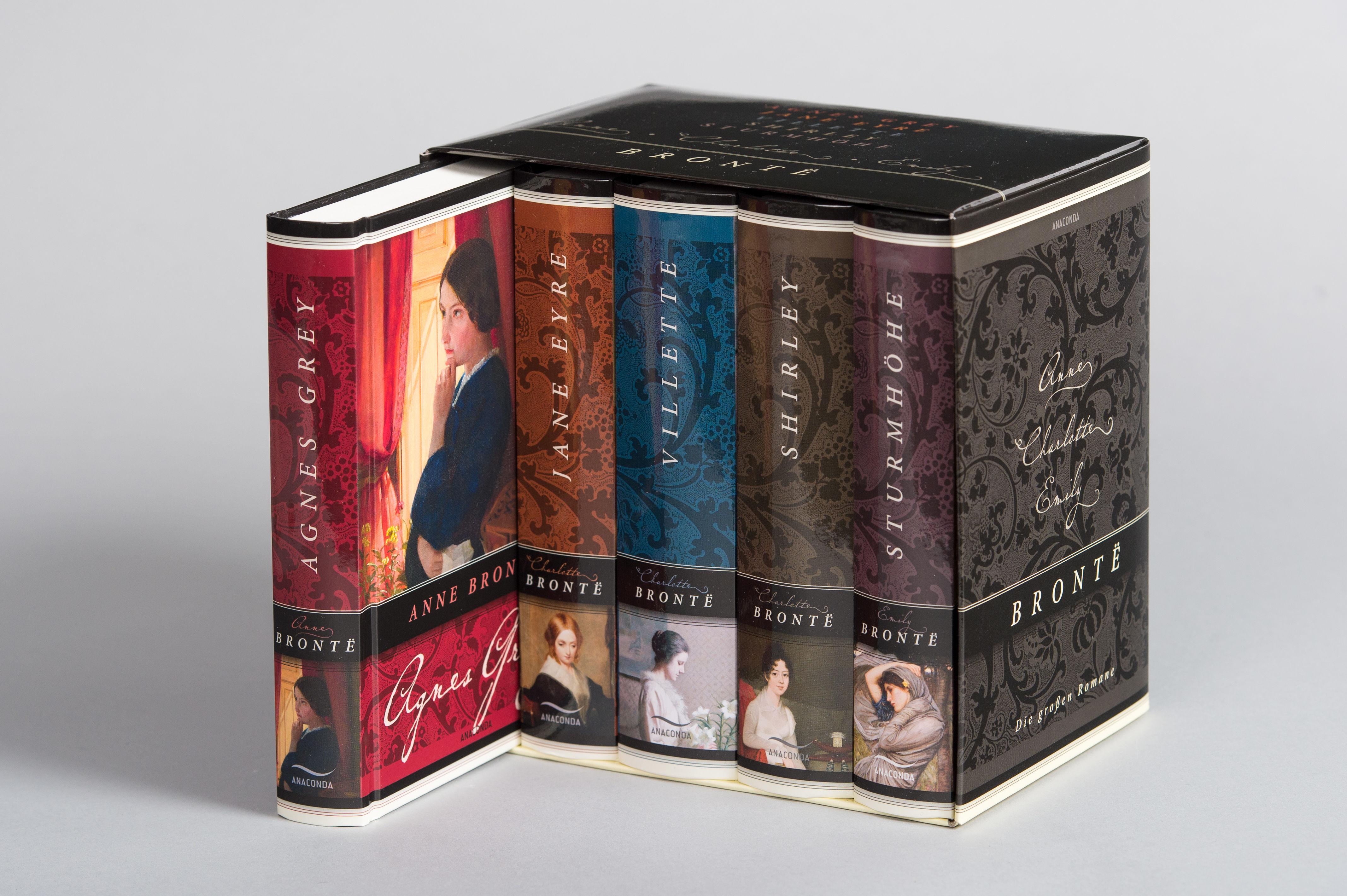 Beispielinhalt (Bild) Brontë - Die großen Romane. Agnes Grey - Jane Eyre - Villette - Shirley - Sturmhöhe