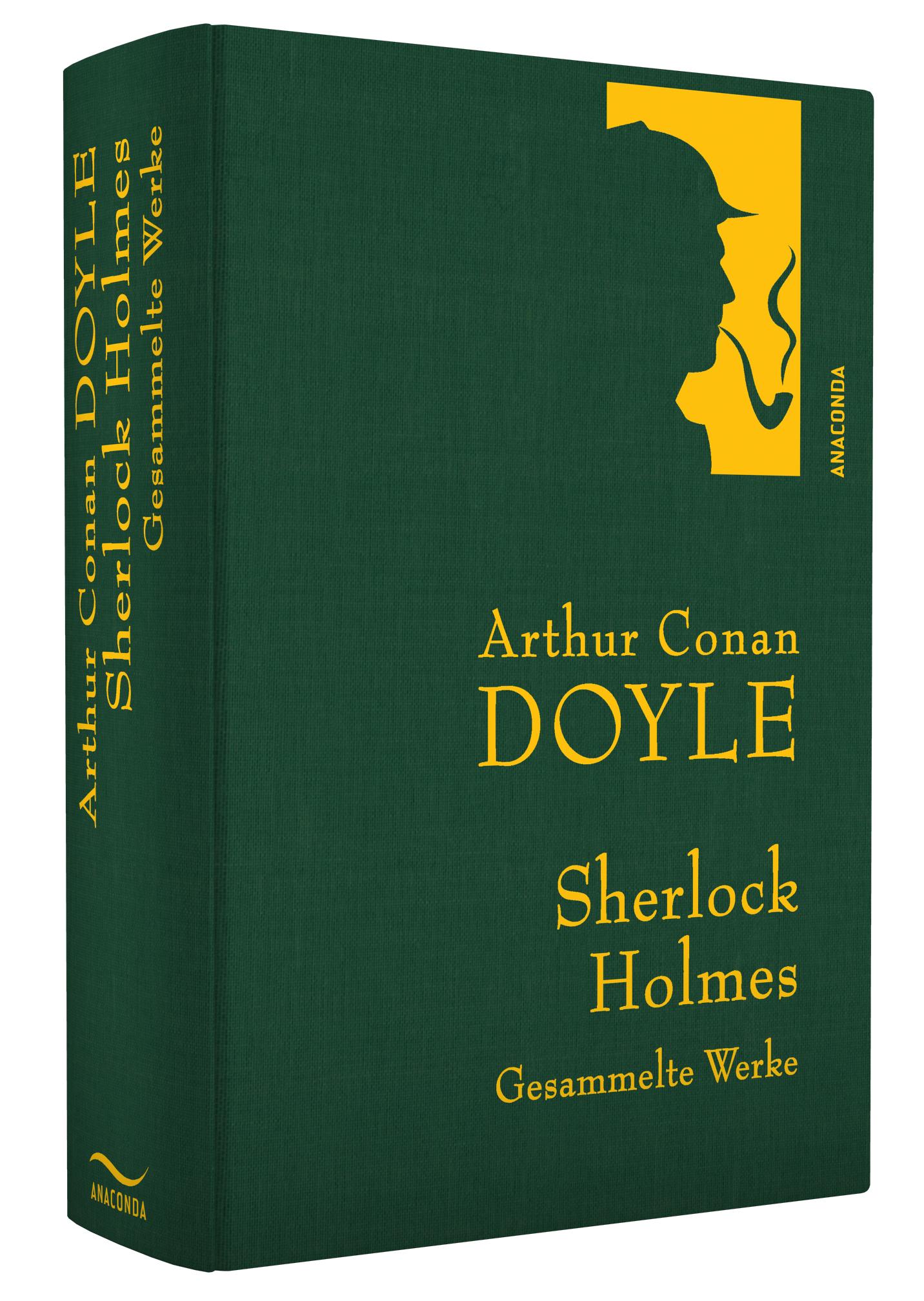 Beispielinhalt (Bild) Sherlock Holmes - Gesammelte Werke (Iris®-LEINEN mit goldener Schmuckprägung)