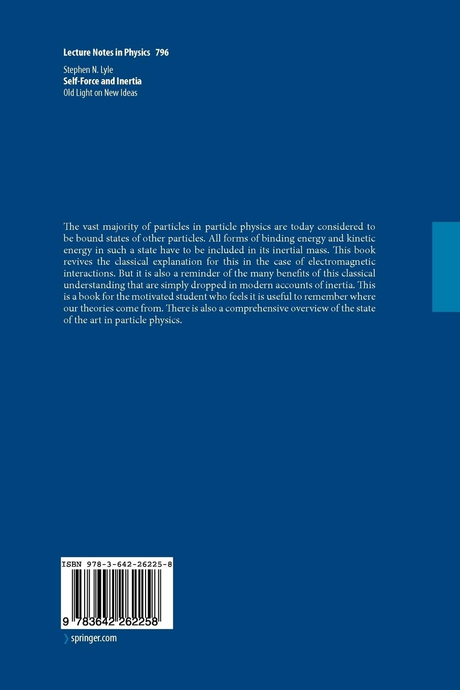 Rückseitencover Self-Force and Inertia