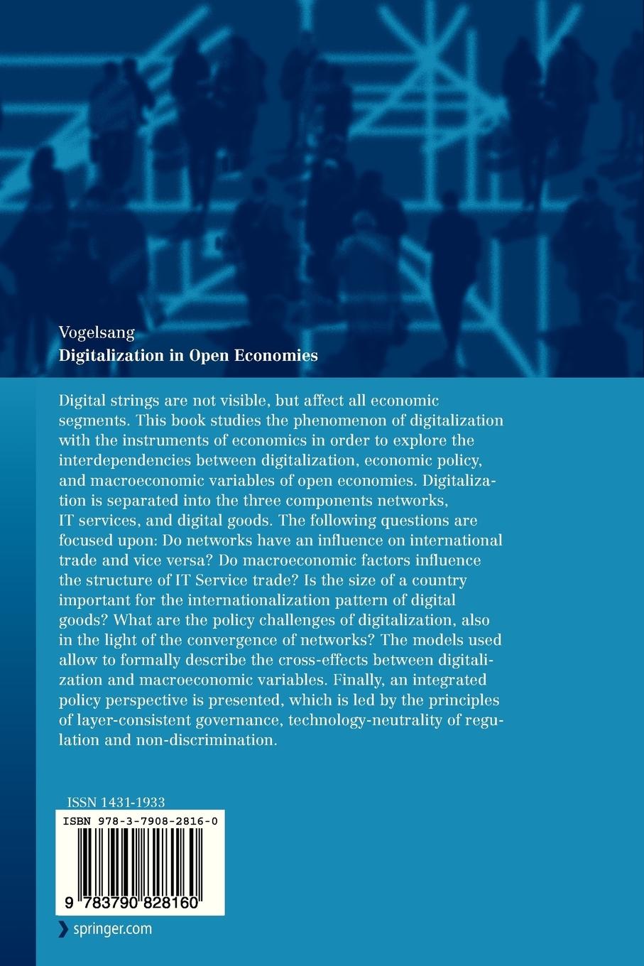 Rückseitencover Digitalization in Open Economies