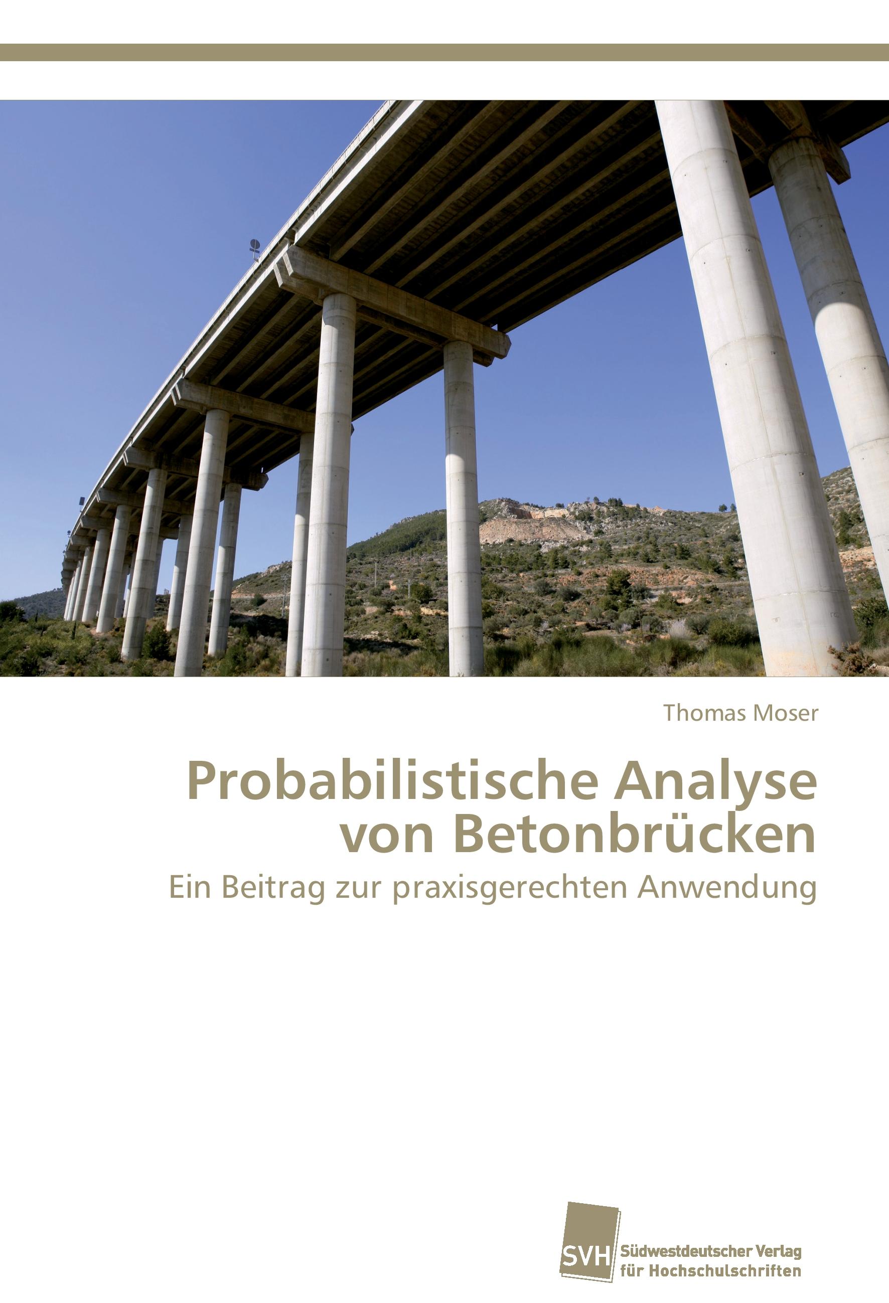 Vorderes Coverbild Probabilistische Analyse von Betonbrücken