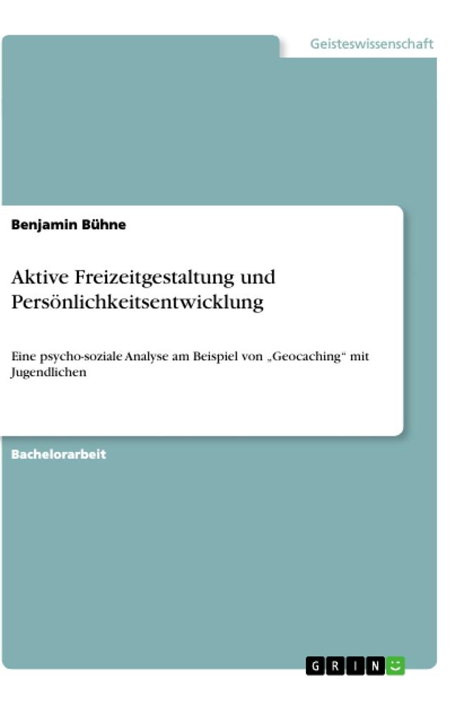 Vorderes Coverbild Aktive Freizeitgestaltung und Persönlichkeitsentwicklung