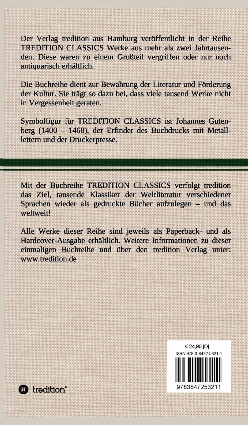 Rückseitencover Henrich Stillings Wanderschaft