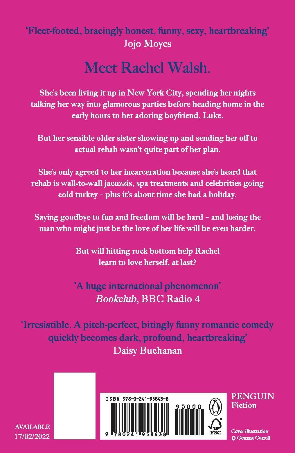 Rückseitencover Rachel's Holiday