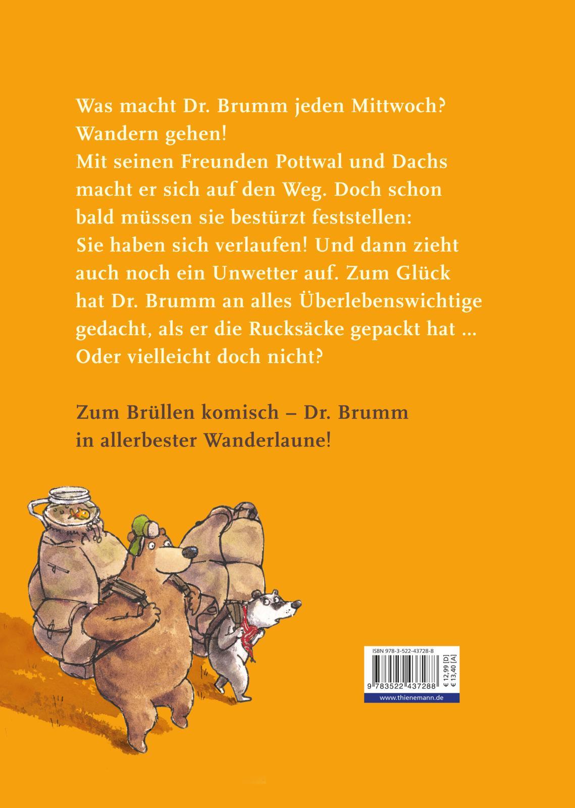 Rückseitencover Dr. Brumm geht wandern