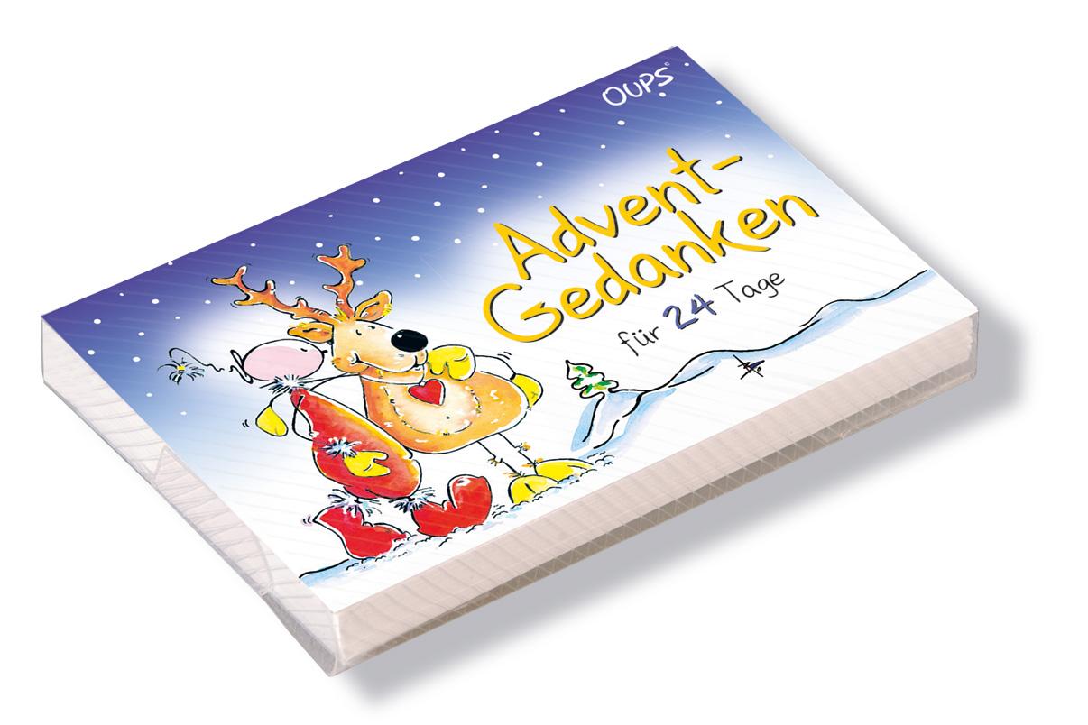 Vorderes Coverbild Oups Kärtchenbox - "Adventgedanken"