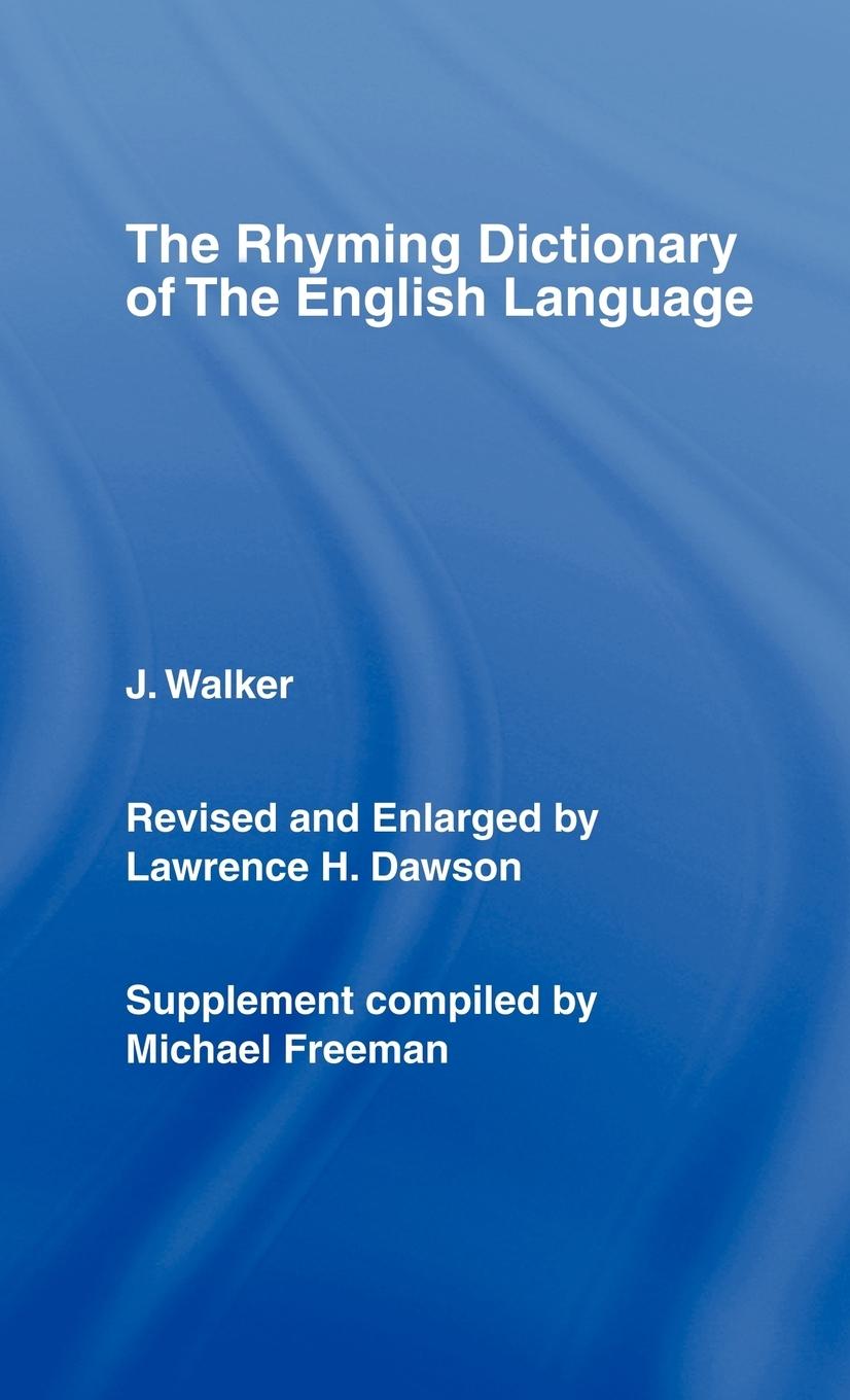 Vorderes Coverbild Walker's Rhyming Dictionary of the English Language