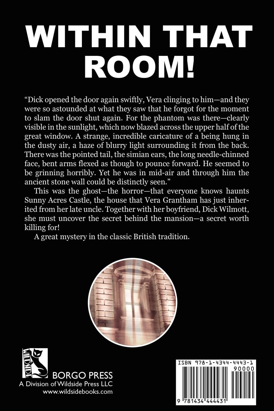 Rückseitencover Within That Room! a Mystery of Horror