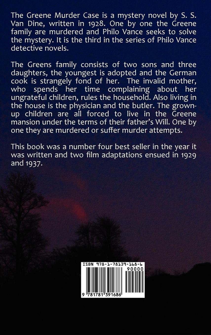 Rückseitencover The Greene Murder Case