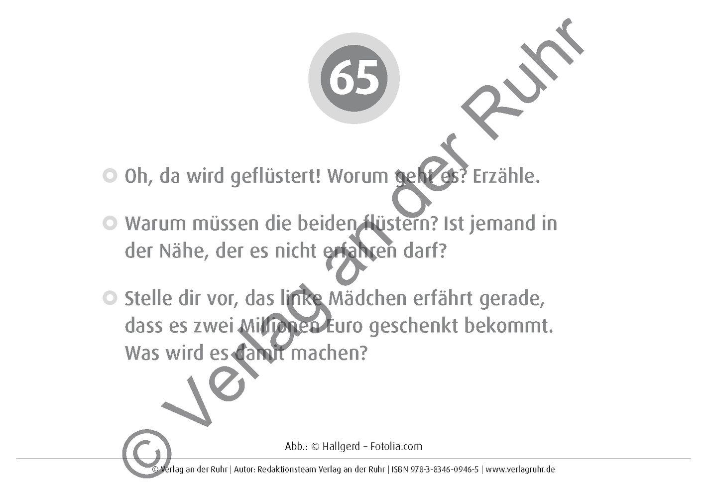 Beispielinhalt (Bild) 80 Bild-Impulse als Erzähl- und Schreibanlässe