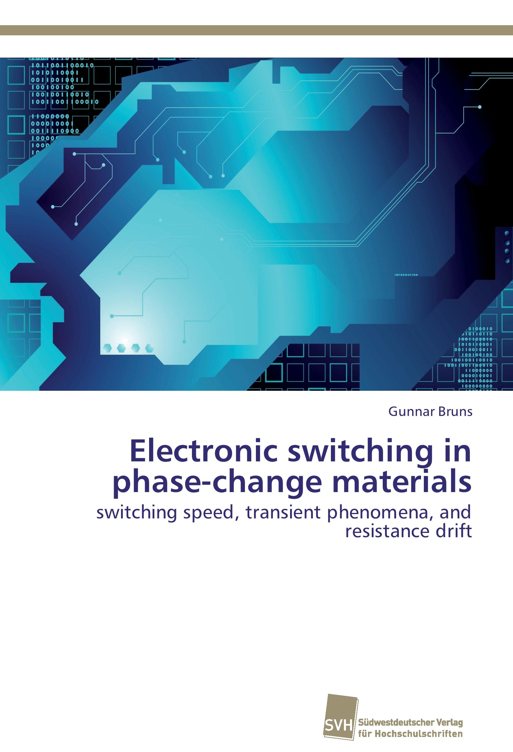 Vorderes Coverbild Electronic switching in phase-change materials