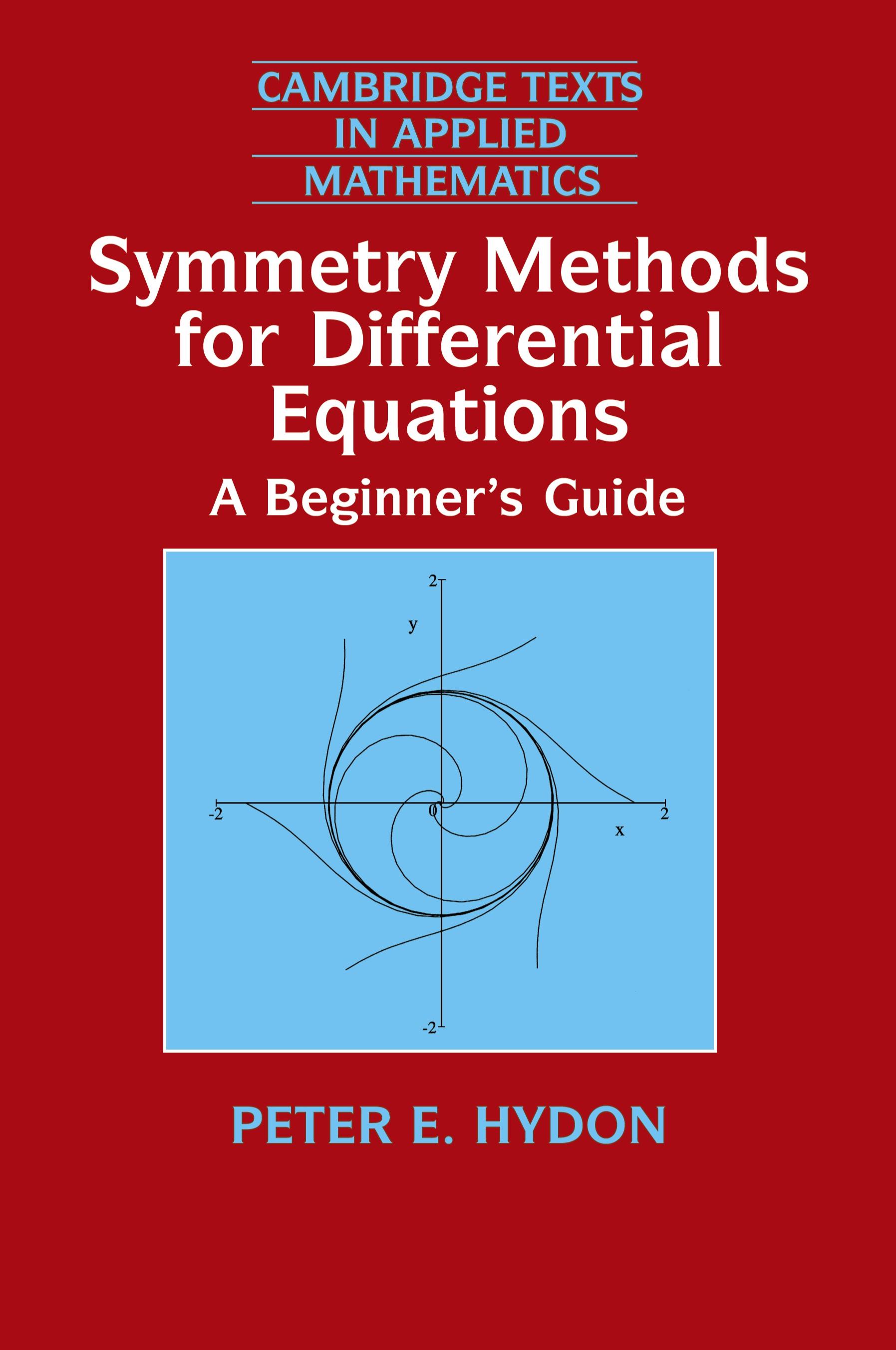 Vorderes Coverbild Symmetry Methods for Differential Equations