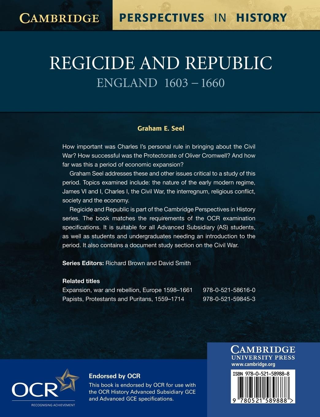 Rückseitencover Regicide and Republic