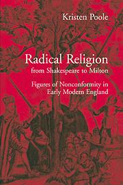 Vorderes Coverbild Radical Religion from Shakespeare to Milton