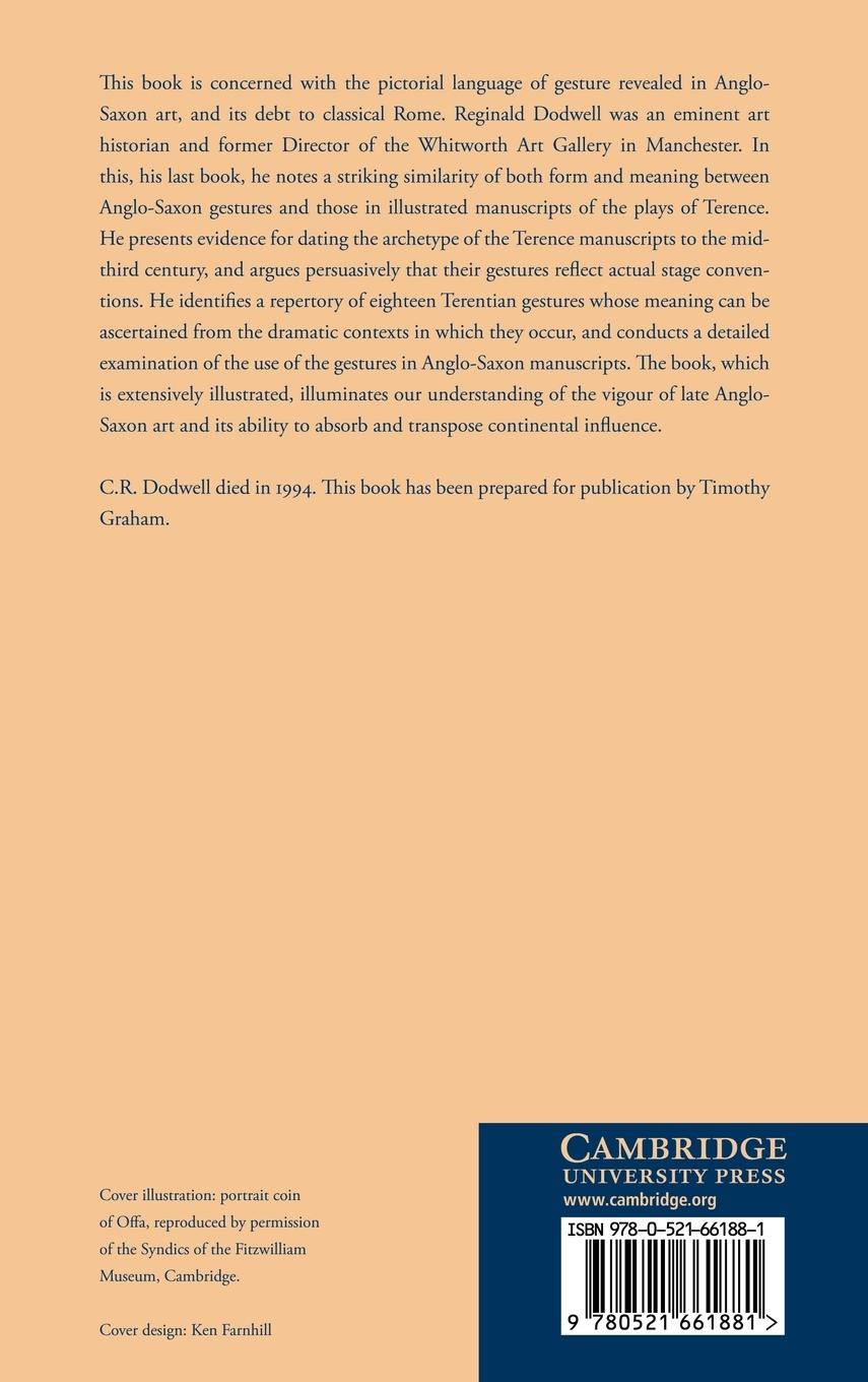 Rückseitencover Anglo-Saxon Gestures and the Roman Stage