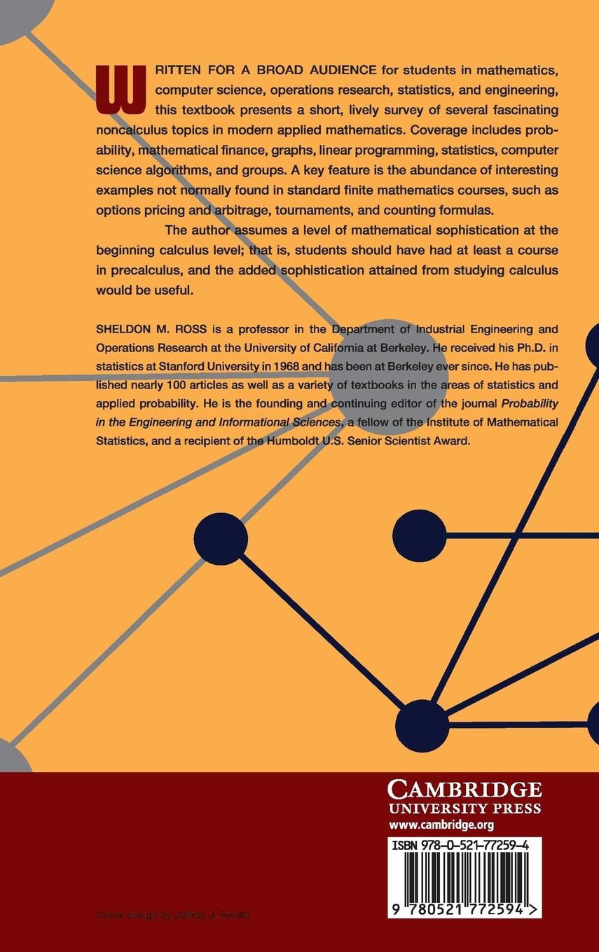 Rückseitencover Topics in Finite and Discrete Mathematics