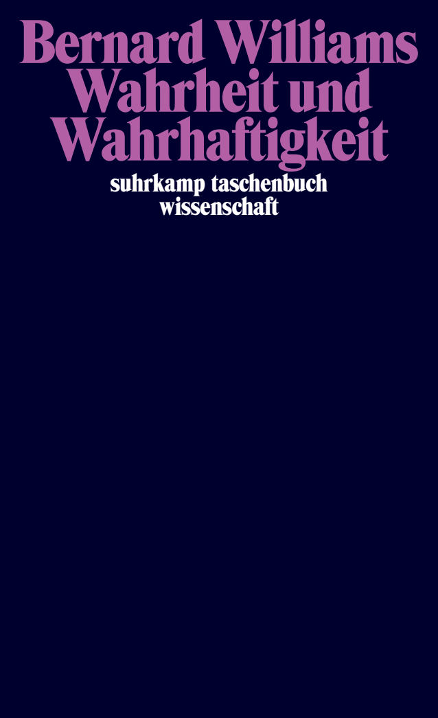 Vorderes Coverbild Wahrheit und Wahrhaftigkeit