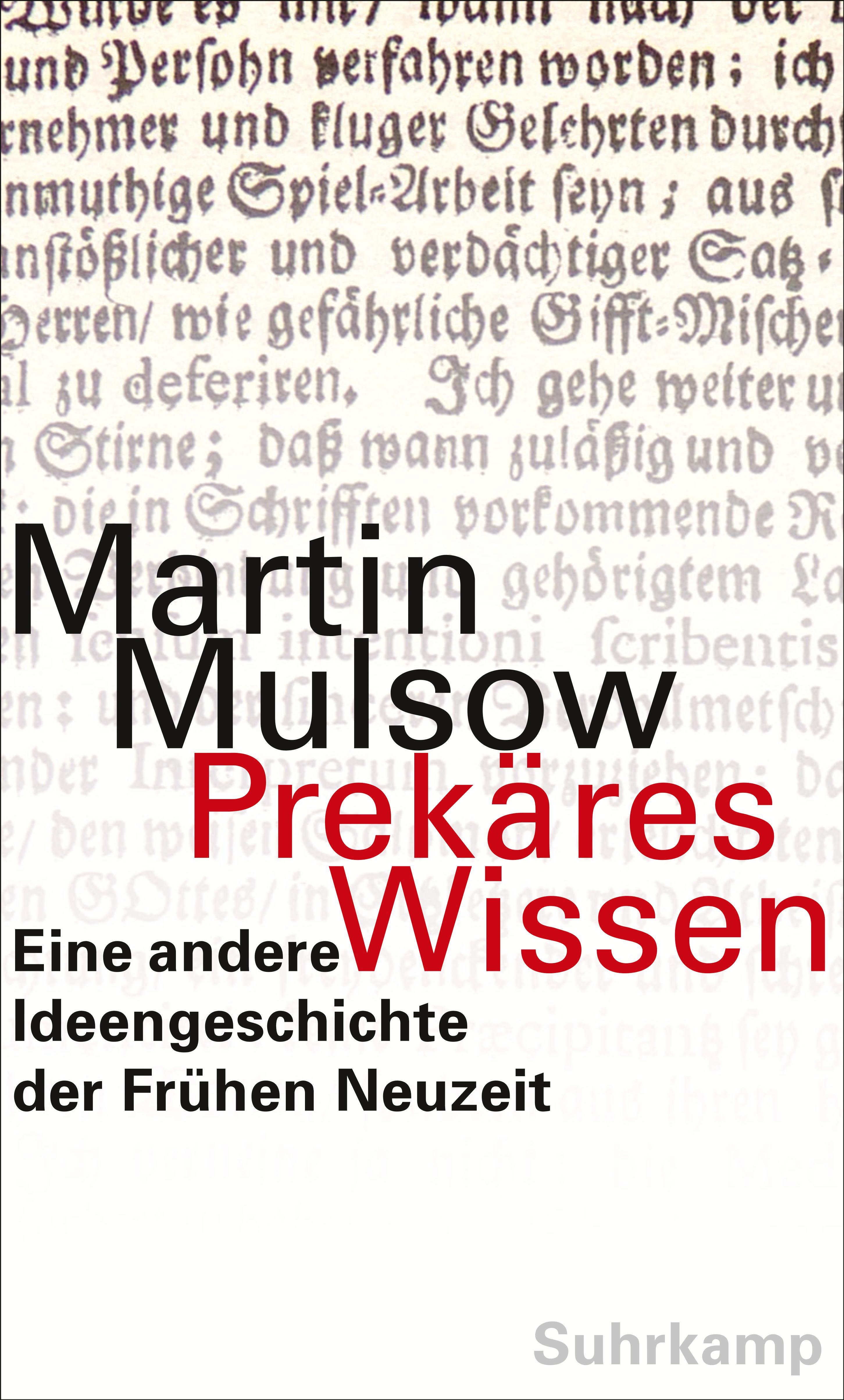 Vorderes Coverbild Prekäres Wissen
