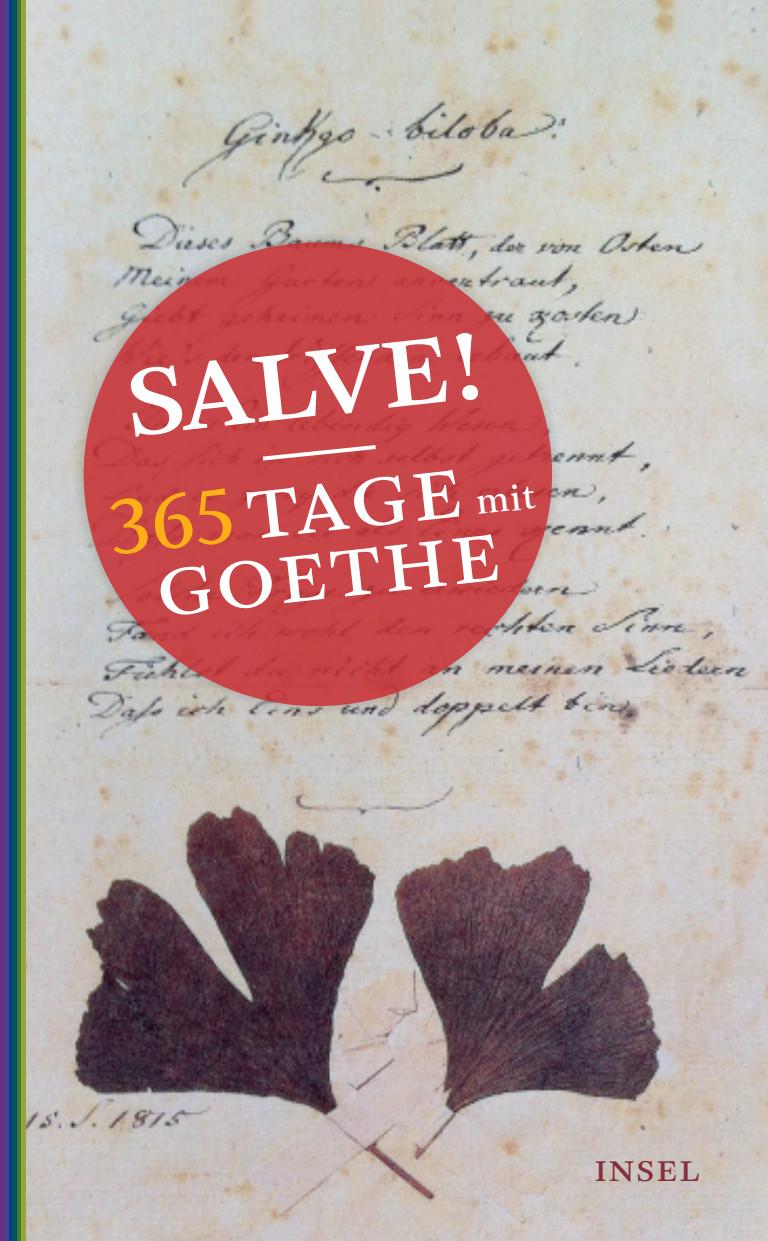 Vorderes Coverbild Salve! 365 Tage mit Goethe
