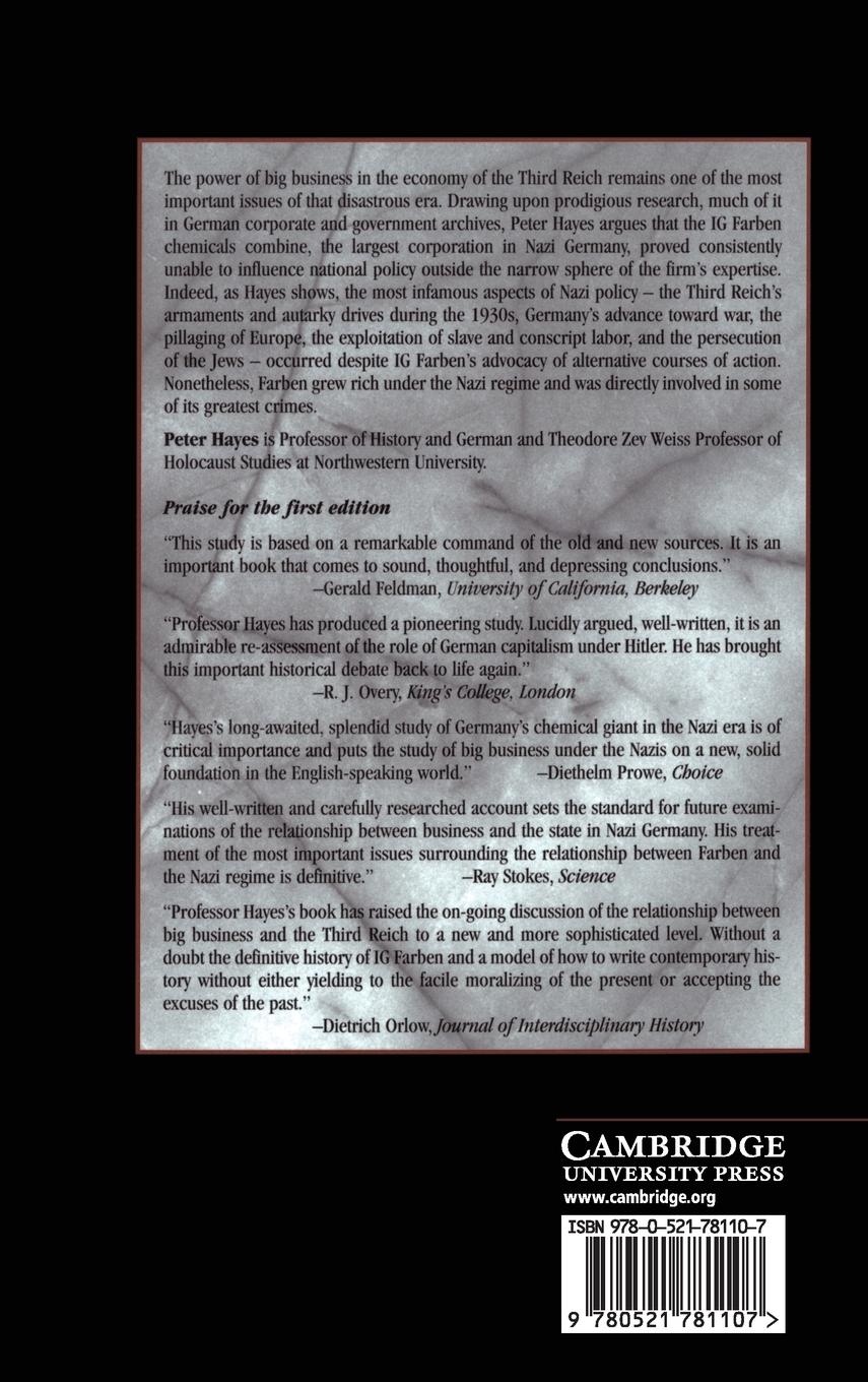 Rückseitencover Industry and Ideology