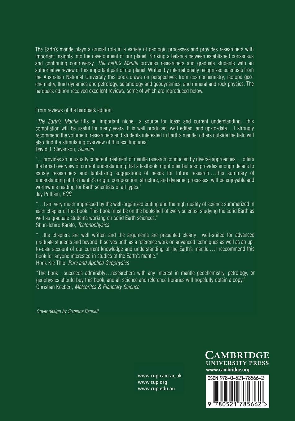 Rückseitencover The Earth's Mantle