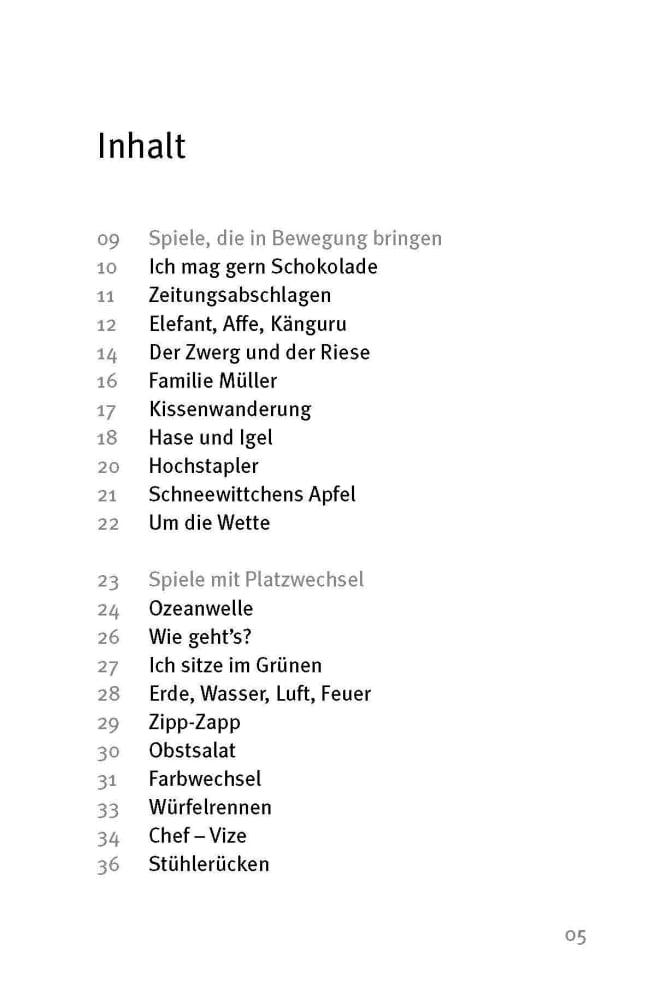 Beispielinhalt (Bild) Die 50 besten Stuhlkreis-Spiele