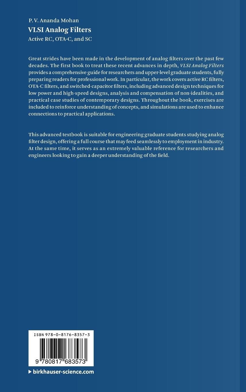 Rückseitencover VLSI Analog Filters
