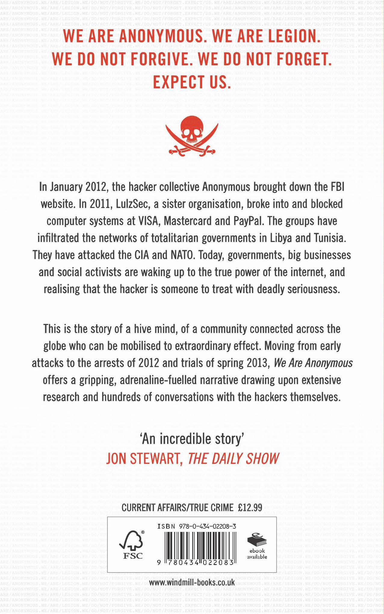 Rückseitencover We Are Anonymous