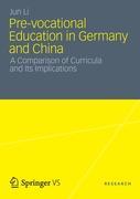 Vorderes Coverbild Pre-vocational Education in Germany and China