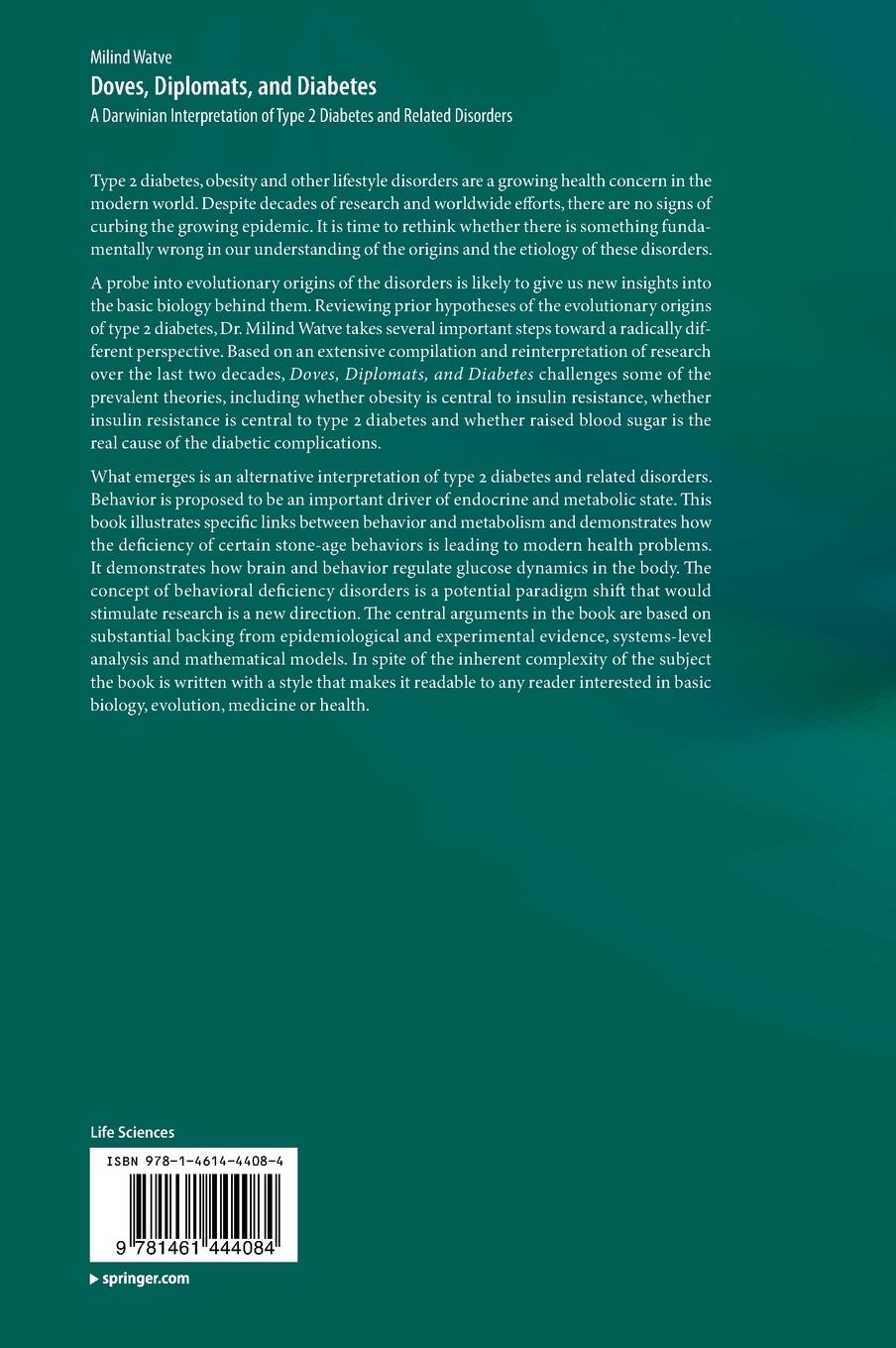 Rückseitencover Doves, Diplomats, and Diabetes