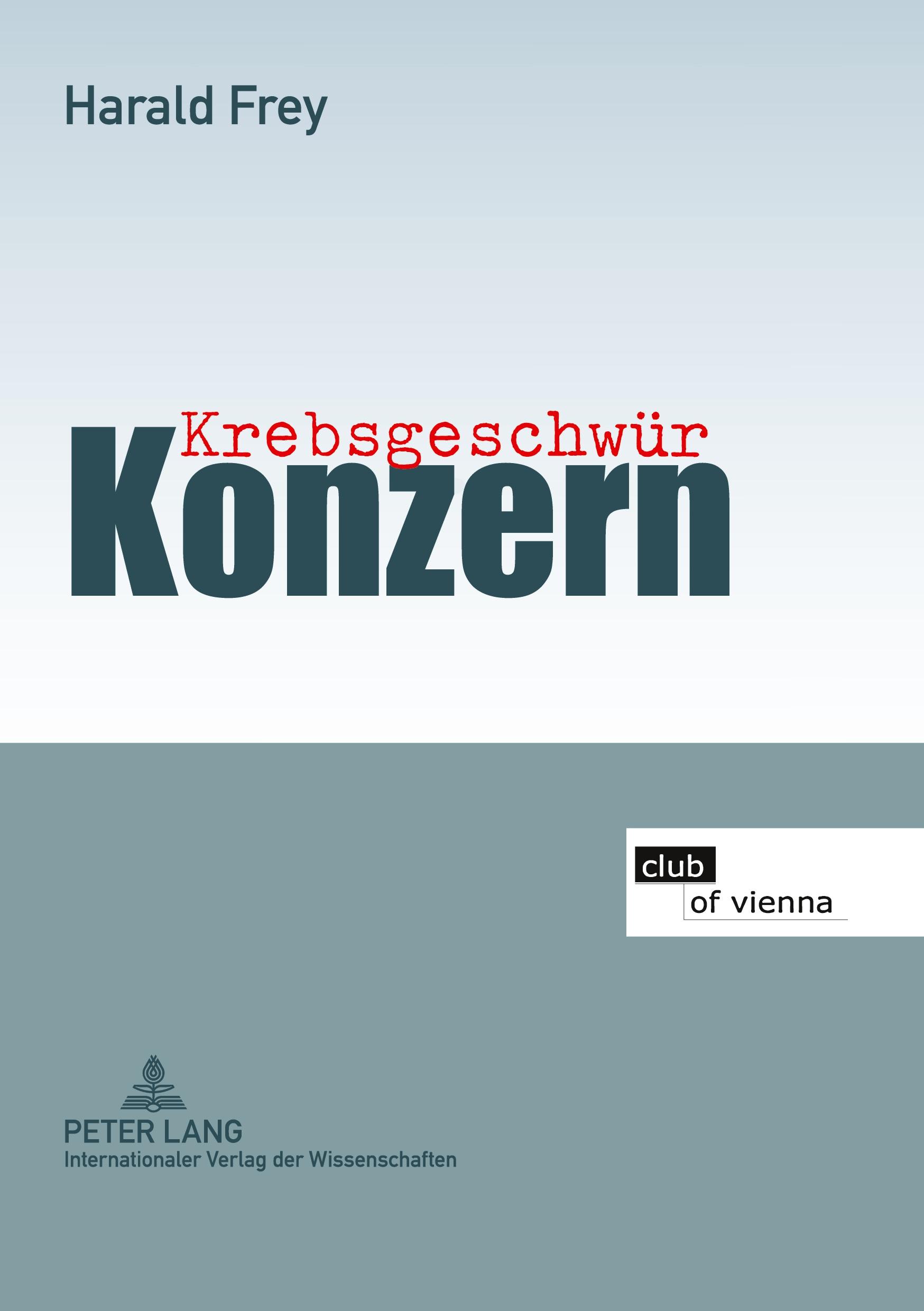 Vorderes Coverbild Krebsgeschwür Konzern