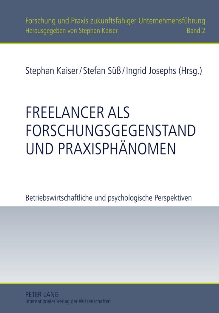 Vorderes Coverbild Freelancer als Forschungsgegenstand und Praxisphänomen