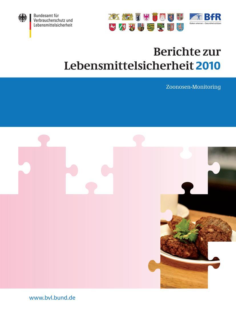 Vorderes Coverbild Berichte zur Lebensmittelsicherheit 2010