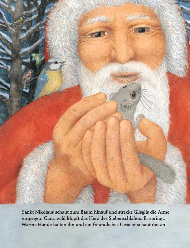 Beispielinhalt (Bild) Wach auf, Siebenschläfer, Sankt Nikolaus ist da