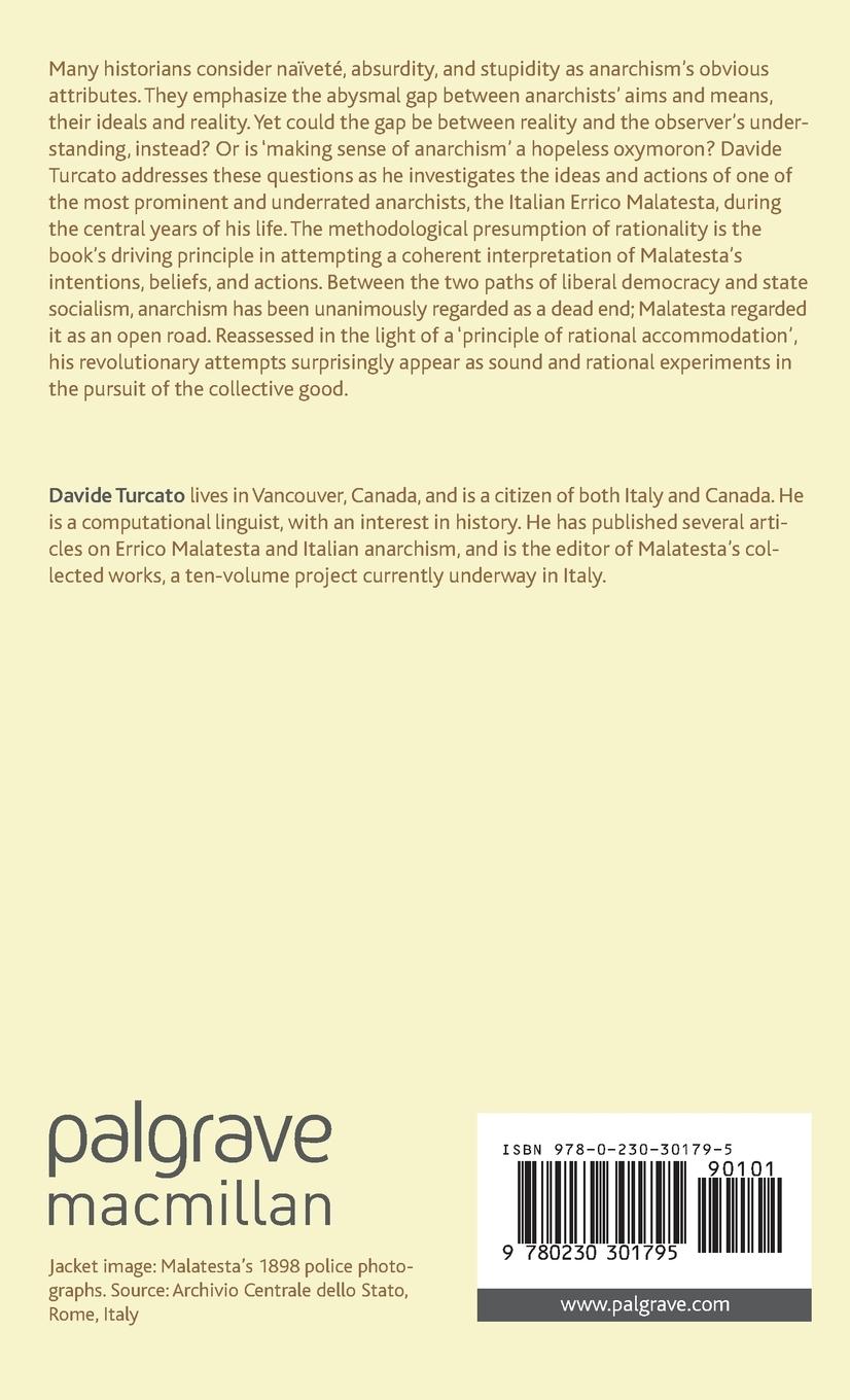 Rückseitencover Making Sense of Anarchism