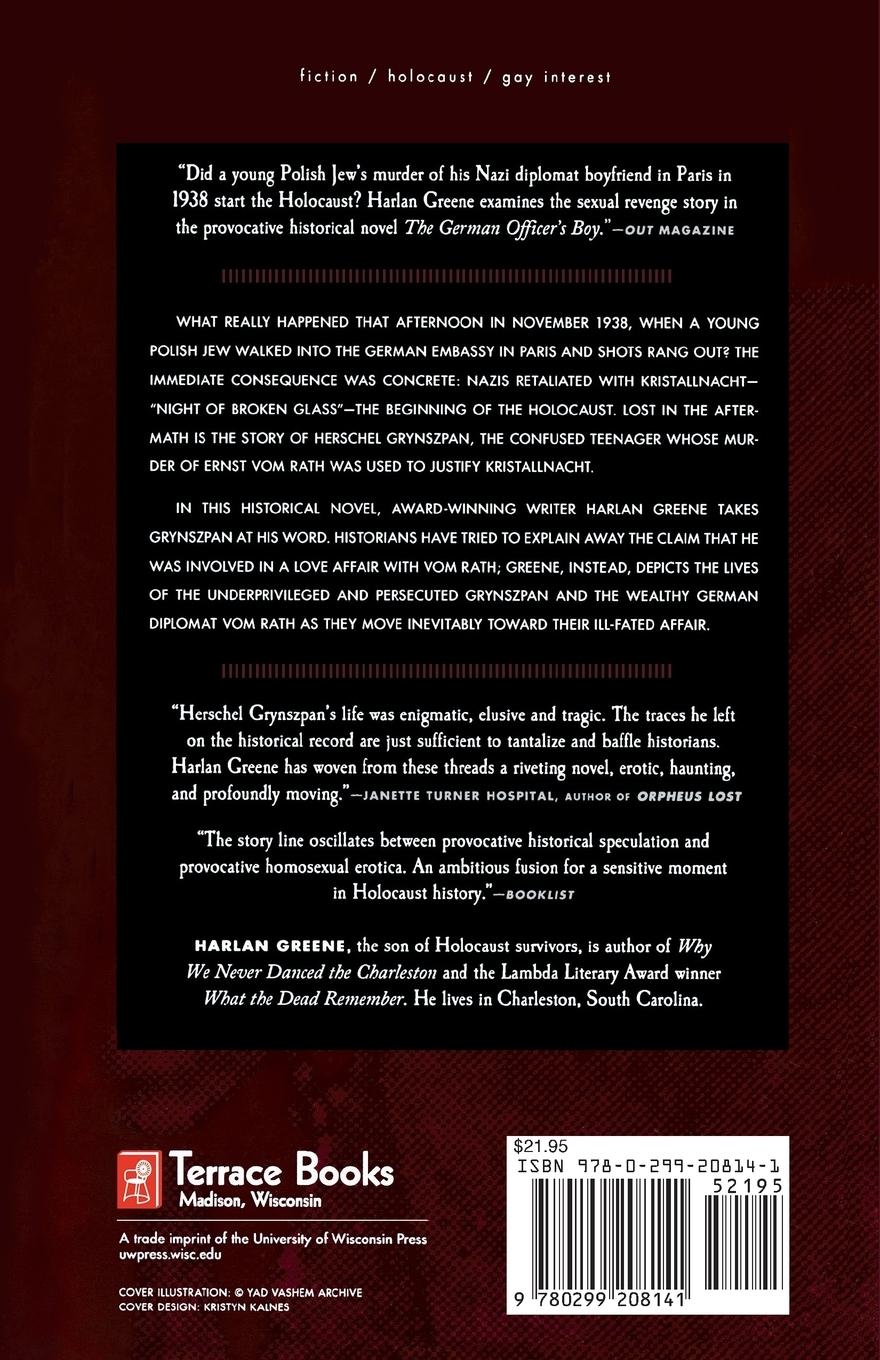 Rückseitencover The German Officer's Boy