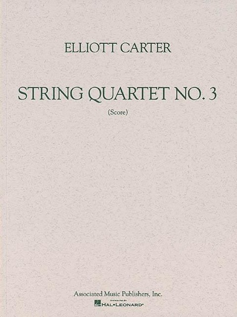 Vorderes Coverbild String Quartet No. 3 (1971): Study Score