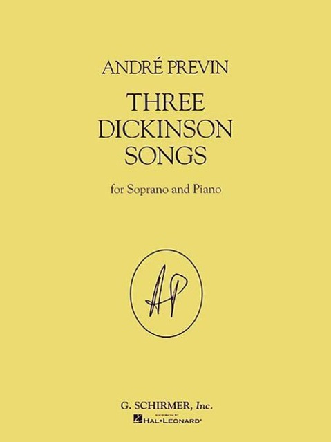Vorderes Coverbild Three Dickinson Songs: Soprano and Piano