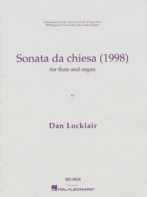 Vorderes Coverbild Sonata Da Chiesa (1998): Flute and Organ