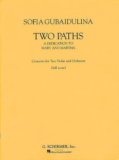 Vorderes Coverbild Two Paths - Concerto for Two Violas and Orchestra: Full Score