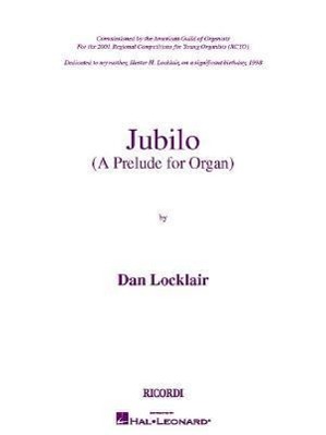 Vorderes Coverbild Jubilo: (A Prelude for Organ)