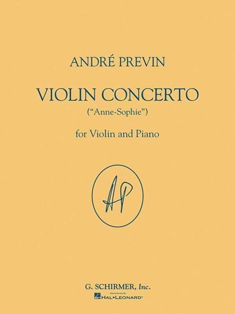 Vorderes Coverbild Andre Previn: Violin Concerto "Anne-Sophie"