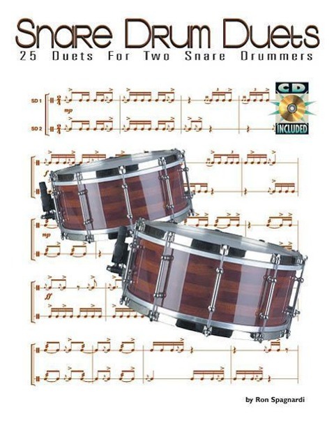 Vorderes Coverbild Snare Drum Duets: 25 Duets for Two Snare Drummers