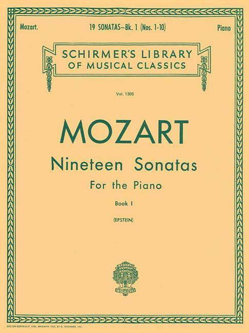 Vorderes Coverbild 19 Sonatas - Book 1: English/Spanish Schirmer Library of Classics Volume 1305 Piano Solo